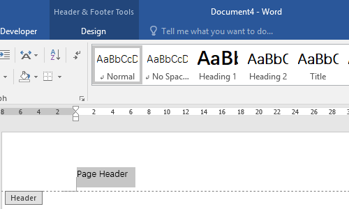 how to remove header from other pages